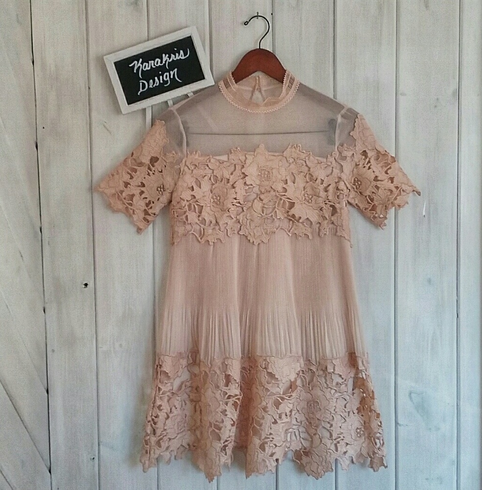 Free People Hollie Lace Dress - Saylor NWOT - XS